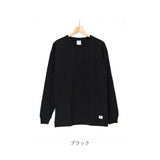 長袖 tシャツ メンズ 綿100 通販 JEMORGAN JC001-129 ジェーイーモーガン ロンT 長袖tシャツ 無地 シンプル ポケット付き クルーネック メンズ ヘビーウェイト オシャレ アメカジ