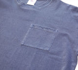 長袖 tシャツ メンズ 綿100 通販 JEMORGAN JC002-129 ジェーイーモーガン ロンT 長袖tシャツ 無地 シンプル ポケット付き クルーネック メンズ ピグメントダイ オシャレ アメカジ