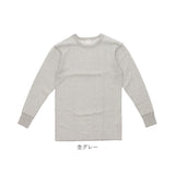 長袖tシャツ メンズ ブランド 通販 ジェーイーモーガン jemorgan サーマル ロンt カットソー ロンティー クルーネック ワッフル長袖tシャツ ビッグワッフル  レディース シンプル