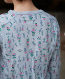 JEMORGAN サーマル 通販 ワッフル ロンT パックTシャツ JC090-59S ジェーイーモーガン レディース ワッフル 生地 花柄 長袖 tシャツ かわいい 小花柄 ワッフル生地 アメカジ カットソー