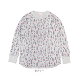 JEMORGAN サーマル 通販 ワッフル ロンT パックTシャツ JC090-59S ジェーイーモーガン レディース ワッフル 生地 花柄 長袖 tシャツ かわいい 小花柄 ワッフル生地 アメカジ カットソー