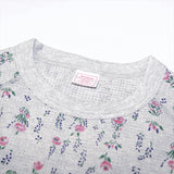 JEMORGAN サーマル 通販 ワッフル ロンT パックTシャツ JC090-59S ジェーイーモーガン レディース ワッフル 生地 花柄 長袖 tシャツ かわいい 小花柄 ワッフル生地 アメカジ カットソー