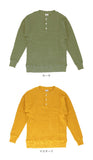長袖tシャツ メンズ ブランド 通販 ジェーイーモーガン jemorgan サーマル ロンt カットソー ロンティー ヘンリーネック ワッフル長袖tシャツ ビッグワッフル 厚手 レディース シンプル