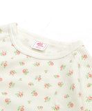 JEMORGAN サーマル 通販 ワッフル ロンT パックTシャツ JD073-59S ジェーイーモーガン レディース ワッフル 生地 花柄 長袖 tシャツ かわいい 小花柄 ワッフル生地 アメカジ カットソー