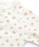 JEMORGAN サーマル 通販 ワッフル ロンT パックTシャツ JD073-59S ジェーイーモーガン レディース ワッフル 生地 花柄 長袖 tシャツ かわいい 小花柄 ワッフル生地 アメカジ カットソー