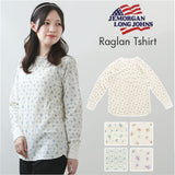 JEMORGAN サーマル 通販 ワッフル ロンT パックTシャツ JD073-59S ジェーイーモーガン レディース ワッフル 生地 花柄 長袖 tシャツ かわいい 小花柄 ワッフル生地 アメカジ カットソー