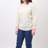 JEMORGAN サーマル レディース 通販 ジェーイーモーガン JE031-59S クレリック クルーネック ワッフル ロンT Tシャツ 長袖Tシャツ カットソー 長袖 トップス ワッフル生地 パック入り