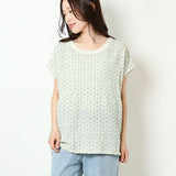 レディース ノースリーブ tシャツ 通販 JEMORGAN ジェーイーモーガン ノースリーブtシャツ 袖なし ノースリーブカットソー 花柄 ワッフル素材 オシャレ お洒落 かわいい インナー