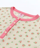 JEMORGAN サーマル レディース 通販 ジェーイーモーガン JE130-59S クレリック ヘンリーネック ワッフル ロンT Tシャツ 長袖Tシャツ カットソー 長袖 トップス ワッフル生地 パック入り