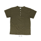 JEMORGAN ワッフル JE197-22S ジェーイーモーガン 通販 Tシャツ カットソー 半袖 トップス メンズ インナー 重ね着 ワッフル生地 ヘンリーネック 夏 春夏 夏物 夏服 レディース