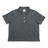 ポロシャツ レディース 通販 JEMORGAN ジェーイーモーガン カノコ素材 短い丈 半袖 トップス オシャレ お洒落 かわいい 無地 シンプル 婦人服 カジュアル レディースポロシャツ