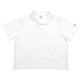 ポロシャツ レディース 通販 JEMORGAN ジェーイーモーガン カノコ素材 短い丈 半袖 トップス オシャレ お洒落 かわいい 無地 シンプル 婦人服 カジュアル レディースポロシャツ