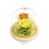 プリザーブドフラワー ガラスドーム 通販 プリザーブド フラワー フラワーアレンジメント ガラス ドーム バラ 薔薇 ローズ 花 ジュエルガラスドーム 枯れない花 ギフト 贈り物 母の日
