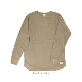 JEMORGAN ワッフル JF070-52S ジェーイーモーガン 通販 長袖Tシャツ ロンT カットソー Tシャツ ロングスリーブTシャツ トップス メンズ ワッフル生地 ラグラン袖 秋冬 春秋 レディース