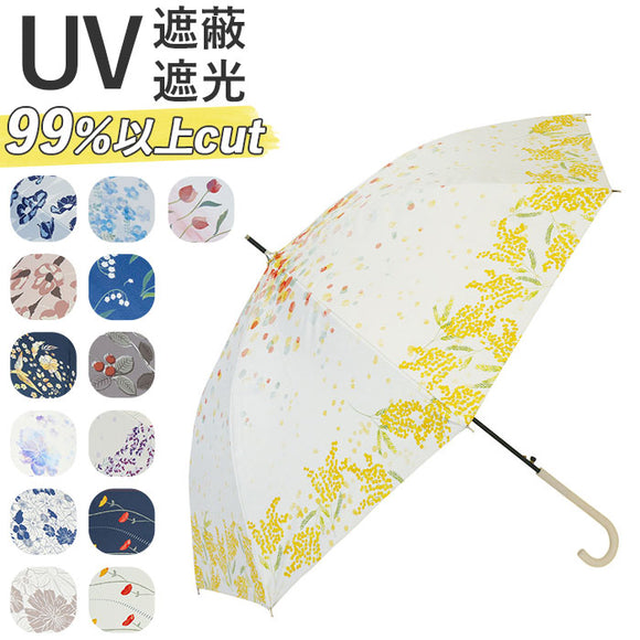 サントス santos 晴雨兼用傘 通販 雨傘 日傘 長傘 傘 かさ カサ グラスファイバー傘 ワンタッチ傘 ジャンプ傘 ジャンプ式 レディース 99% UVカット 紫外線対策 8本骨 おしゃれ かわいい
