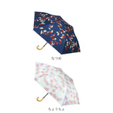 折りたたみ傘 晴雨兼用 通販 折り畳み傘 晴雨兼用傘 日傘 雨傘 かさ カサ レディース ピーナッツハンドル グラスファイバー 裏面PUコーティング 遮光率99.99% UVカット率99.9% おしゃれ