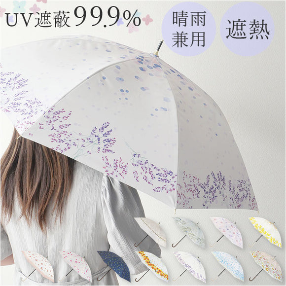 長傘 晴雨兼用 通販 晴雨兼用傘 晴雨兼用長傘 UVカット ジャンプ式 雨傘 晴れ雨兼用傘 55cm JK-168 日傘 ひがさ 遮光 かさ カサ 婦人傘 紫外線対策 uvカット 暑さ対策 贈り物 母の日