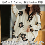 パジャマ ルームウェア レディース 上下セット 通販 寝巻 寝間着 寝巻き 部屋着 ルームウエア ズボン 長ズボン 上下 セット 長袖 ゆったり 折り襟 襟 大きいサイズ 前開き 暖かい