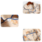 パジャマ ルームウェア レディース 上下セット 通販 寝巻 寝間着 寝巻き 部屋着 ルームウエア ズボン 長ズボン 上下 セット 長袖 ゆったり 折り襟 襟 大きいサイズ 前開き 暖かい