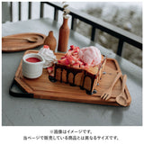まな板 木製 通販 プレート 角 カッティングボード まないた サービングプレート おしゃれ ナチュラル アウトドア 木 チーク 取っ手 アイアン 盛り付け 四角 角皿 Plate iron handle