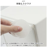 収納 キャスター付き 通販 JTSR-02 コンテナ― ワイド 収納ボックス コンテナ ボックス ストッカー 雑誌 新聞ストッカー スタッキング 分別 移動できる リビング クローゼット テーブル下