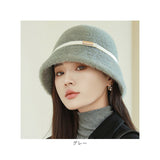 バケットハット 帽子 レディース 通販 ニットハット ニット帽子 バケット レディース帽子 キャップ ファー帽子 洗える 防寒 保温性 暖かい あたたかい あったか ふわふわ 無地 厚手 秋 冬