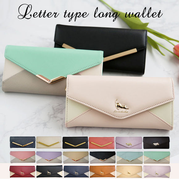 長財布 レディース 大容量 通販 軽量 軽い 財布 新品 かぶせ 小銭入れあり 小銭入れ仕切りあり おしゃれ シンプル 大人 かわいい 上品 きれいめ ネコ 猫 モチーフ 花 フラワー プレート