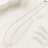 金 ネックレス 10金 通販 日本製 ネックレスチェーン チェーンネックレス 10K 長さ40cm チェーン k10 太さ1.0mm カットボールネックレス カットボールチェーン レディース メンズ