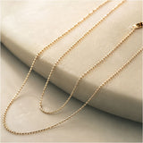 金 ネックレス 10金 通販 日本製 ネックレスチェーン チェーンネックレス 10K 長さ40cm チェーン k10 太さ1.0mm カットボールネックレス カットボールチェーン レディース メンズ