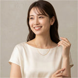 金 ネックレス 10金 通販 日本製 ネックレスチェーン チェーンネックレス 10K 長さ50cm チェーン k10 太さ1.0mm カットボールネックレス カットボールチェーン レディース メンズ