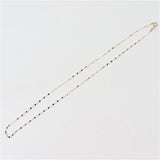 金 ネックレス 10金 通販 日本製 ネックレスチェーン チェーンネックレス 10K 長さ40cm チェーン k10 太さ1.8mm ペタルネックレス ペタルチェーン レディース メンズ 造幣局金商刻印