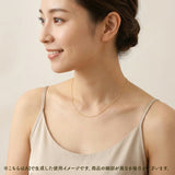 金 ネックレス 18金 通販 日本製 ネックレスチェーン チェーンネックレス 18K 長さ40cm チェーン k18 太さ0.8mm カット小豆ネックレス カット小豆チェーン レディース メンズ