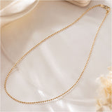 金 ネックレス 18金 通販 日本製 ネックレスチェーン チェーンネックレス 18K 長さ40cm チェーン k18 太さ1.0mm カットボールネックレス カットボールチェーン レディース メンズ