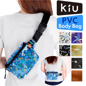 KiU ボディバッグ 通販 キウ K337 pvc ボディバック バッグ バック ボディーバッグ ワンショルダーバッグ ミニバック クリアバッグ ビニールバッグ クリアバック プールバッグ