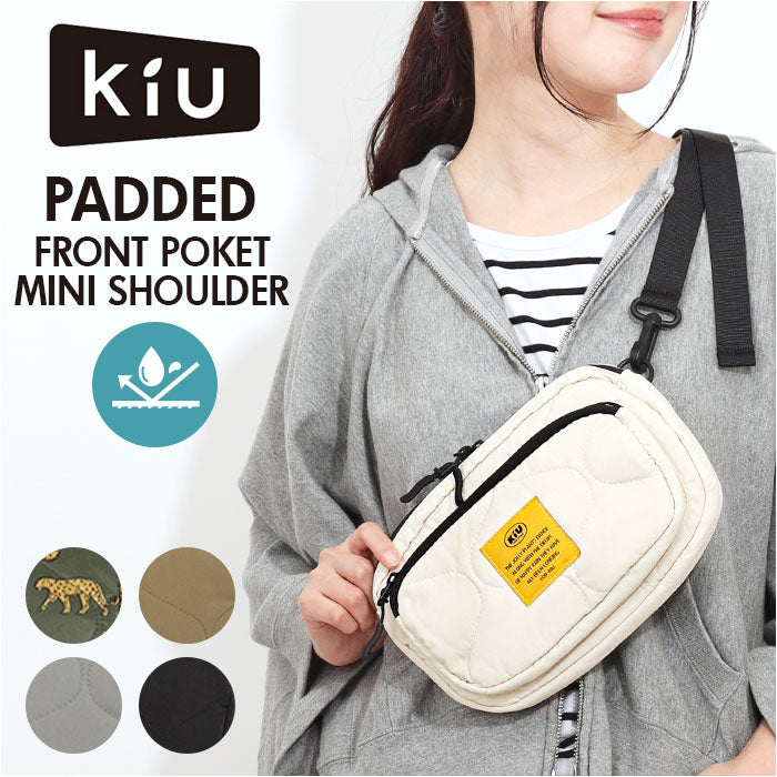 バッグ kiyoo パデッドフロントポケットミニショルダーバッグ K389 – KiU公式