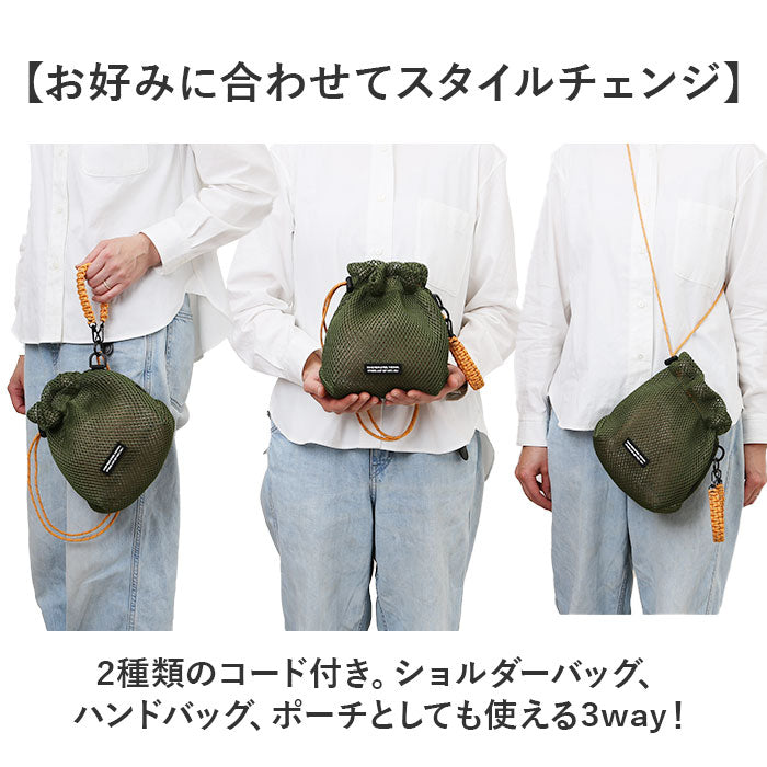 KiU キウ ショルダーバッグ 3way K452 ミニ 通販 ショルダーバック ショルダー 肩掛け トートバッグ トートバック トート 手提げ ポーチ 軽量 軽い メッシュ 通気性 シンプル カジュアル