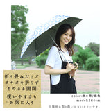 折りたたみ傘 レディース かわいい 通販 晴雨兼用 おしゃれ 50cm 6本骨 2段 ミニ UVカット率99%以上 遮光率99%以上 遮熱 UPF50＋ 河馬印本舗 晴雨兼用日傘 和柄 タッセル手元 撥水