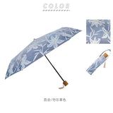 折りたたみ傘 レディース かわいい 通販 晴雨兼用 おしゃれ 50cm 6本骨 円形手元 UVカット率99%以上 遮光率99%以上 遮熱 UPF50＋ 河馬印本舗 晴雨兼用日傘 和柄 タッセル手元 撥水