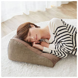 背もたれ クッション 三角 通販 背もたれクッション ベッド 背当てクッション 背中 背当て 肘置き アームレスト 枕 ごろ寝枕 あぐら 座布団 足枕 足まくら 脚枕 TV枕 テレビ枕