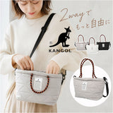 kangol bag カンゴール 250-2203 通販 トートバッグ ショルダーバッグ 斜めがけバッグ 2way ミニショルダー レディース メンズ 大きめ コンパクト 軽量 軽い キルティング 旅行