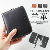 katharine hamnett london 財布 490-52304 通販 二つ折り財布 2つ折り財布 折りたたみ財布 折財布 革財布 お財布 小銭入れ カード入れ メンズ ブランド キャサリンハムネット