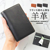 katharine hamnett london 財布 490-52305 通販 二つ折り財布 2つ折り財布 折りたたみ財布 折財布 革財布 お財布 小銭入れ カード入れ メンズ ブランド キャサリンハムネット