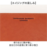 katharine hamnett london 財布 490-52306 通販 長財布 ロングウォレット 長サイフ ながさいふ 革財布 お財布 小銭入れ カード入れ メンズ ブランド キャサリンハムネット シープスキン