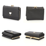 がま口 折財布 通販 がま口折財布 がまぐち財布 がま口財布 折り財布 財布 サイフ さいふ ウォレット 小銭入れ お札入れ エポパーツ ハート かわいい コンパクト おしゃれ