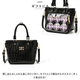 痛バッグ 痛バ 痛ショルダー ショルダ 通販 推し活バッグ 推し ハンドバッグ オタ活バッグ トート 小さめ かわいい おしゃれ かばん カバン 鞄 バッグ デコ 推し事 2way 缶バッジ