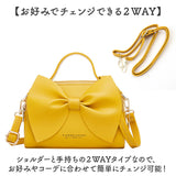 ショルダーバッグ リボン 通販 レディース リボンバッグ バッグ バック 2way ハンドバッグ ショルダー 肩掛け 肩かけ 斜め掛け 斜めがけ ボックス型 オシャレ おしゃれ かわいい 可愛い