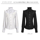 ブラウス レース レディース 通販 シャツ コスプレ フリル 長袖 フォーマル ハイネック リボン 春秋 春 秋 上質 レトロ イベント ロリータ ロリィタ ゴシック ゴスロリ かわいい 可愛い