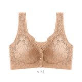 前開き ブラジャー 通販 前開きブラジャー ブラ ナイトブラ マタニティブラ 授乳ブラ フルカップ 前あき 薄い ボタン レース ナイロン ゆったり 着脱簡単 快適 おしゃれ