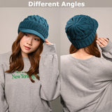 キャスケット レディース 秋冬 通販 つば付きニット帽 帽子 冬 秋 ニット帽子 ニットキャップ つば付 キャスケット帽子 かわいい 無地 洗える 手洗い おしゃれ 消臭 女性 女の子 538390