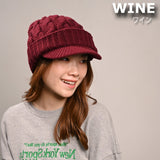 キャスケット レディース 秋冬 通販 つば付きニット帽 帽子 冬 秋 ニット帽子 ニットキャップ つば付 キャスケット帽子 かわいい 無地 洗える 手洗い おしゃれ 消臭 女性 女の子 538390